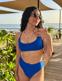 Bikini Perla Azul Eléctrico